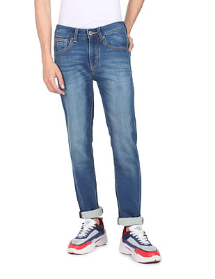 Flying Machine Stone Wash Jackson Skinny Fit Jeans