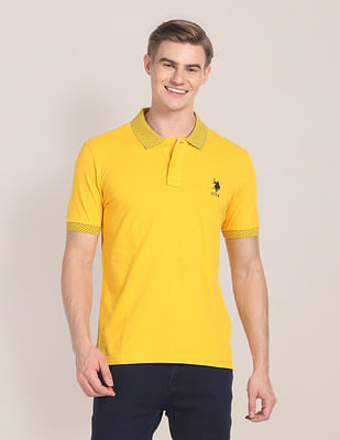 U S Polo Assn Solid Cotton Polo Shirt