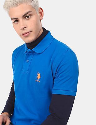 U S Polo Assn Standard Fit Pique Polo Shirt