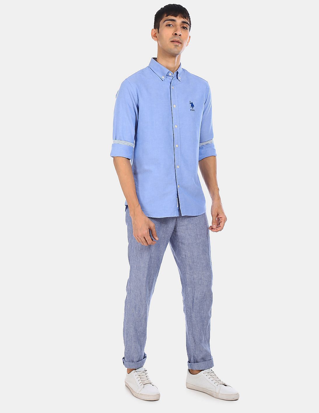 Buy U.S. Polo Assn. Tailored Fit Button Down Collar Shirt - NNNOW.com