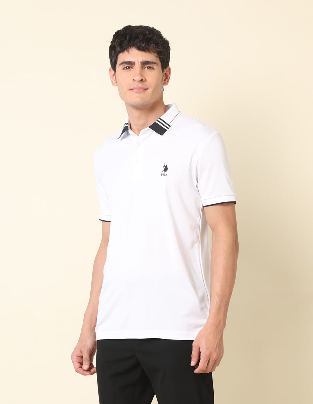 Buy U.S. Polo Assn. Solid Gentleman's Club Polo Shirt - NNNOW.com