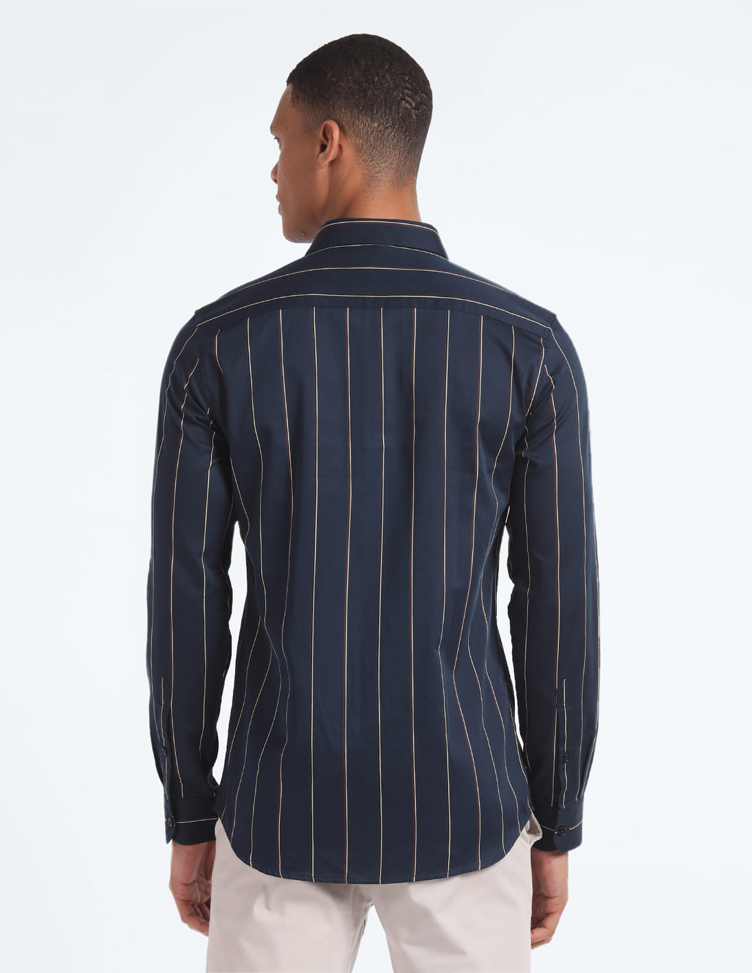 Buy Flying Machine Vertical Stripe Slim Fit Shirt - NNNOW.com