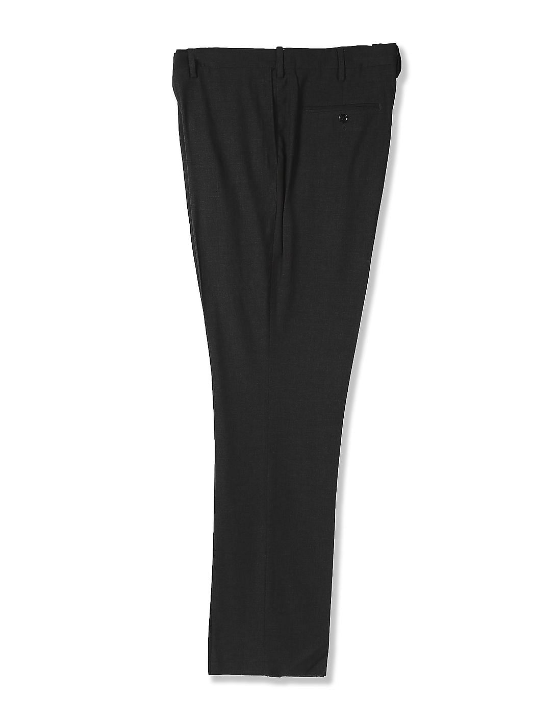 Buy Arrow Tapered Fit Autoflex Waist Trousers - NNNOW.com