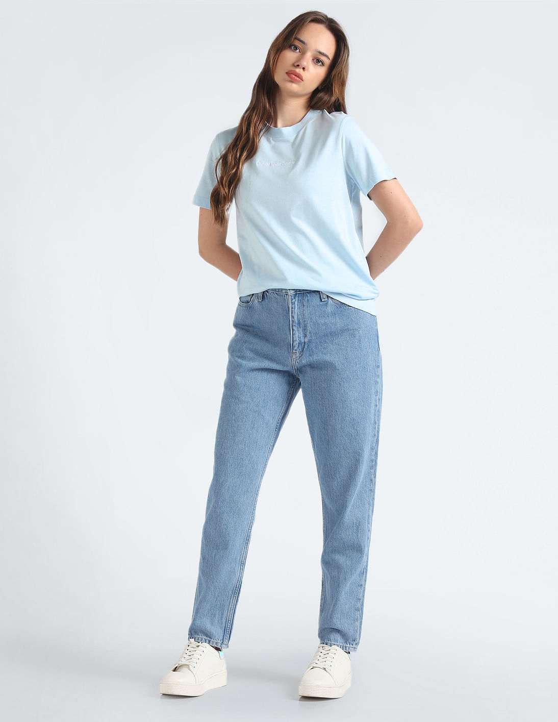 【  JEANS】Regular Fit Institutional ロゴ 半袖 T 3.JPG