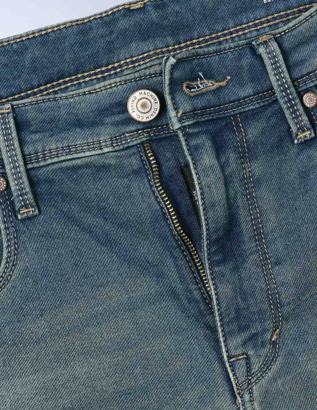 Buy Flying Machine Slash Slim Tapered Fit Flex Knit Jeans - NNNOW.com