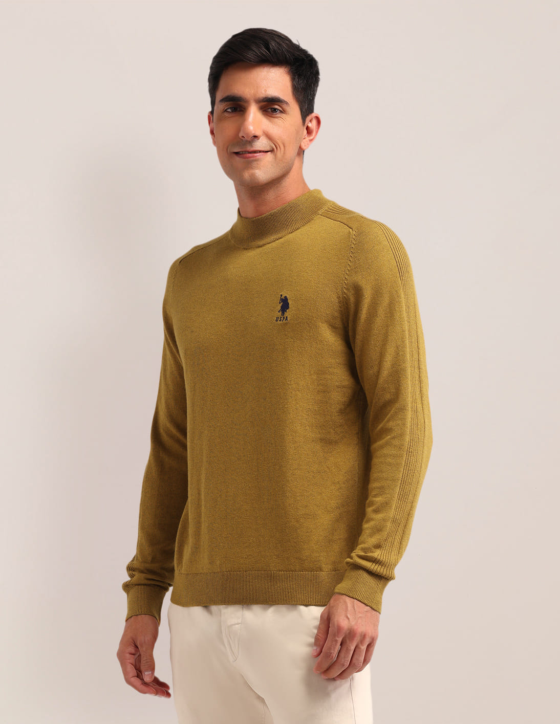 Buy U.S. Polo Assn. Textured Regular Fit Sweater - NNNOW.com