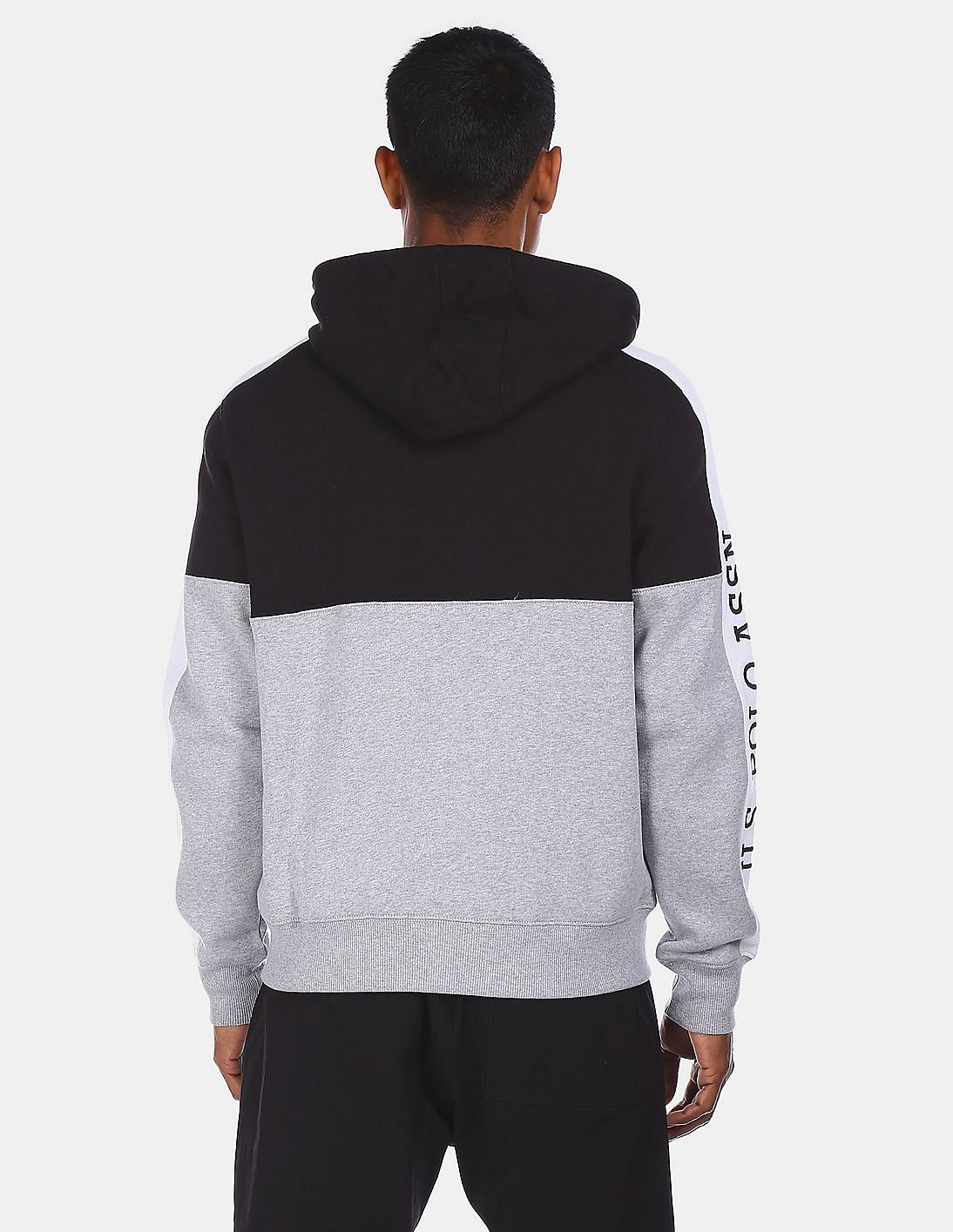 Buy U.S. Polo Assn. Zip Up Hood Colour Block Sweatshirt Buy U.S. Polo Assn. Zip Up Hood Colour Block Sweatshirt