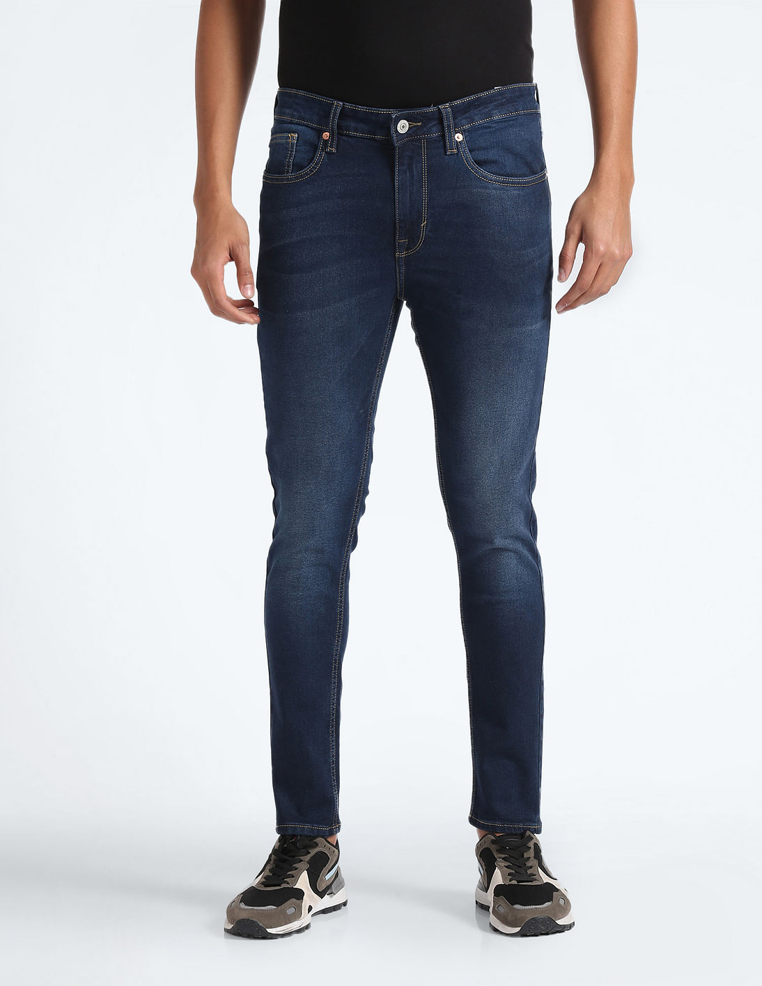 Buy Flying Machine Morrison Skinny Cropped Jeans - NNNOW.com