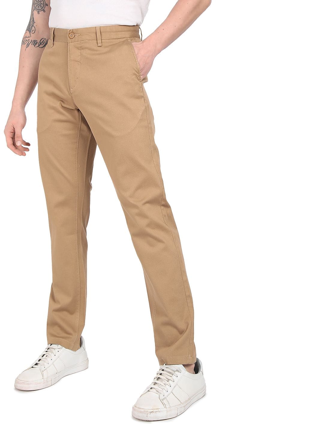 Buy U.S. Polo Assn. Men Khaki Flat 