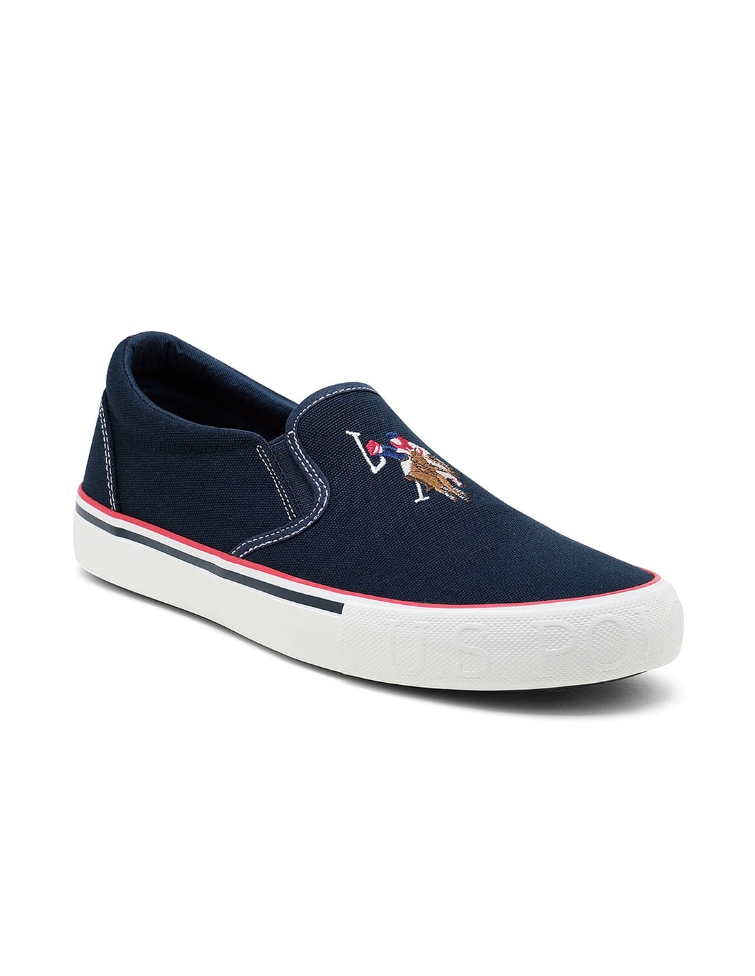 just do it. 未使用 POLO / Canvas Slip On Buy U.S. Polo Assn. Men Skye Navy Classics Sneaker Slip On