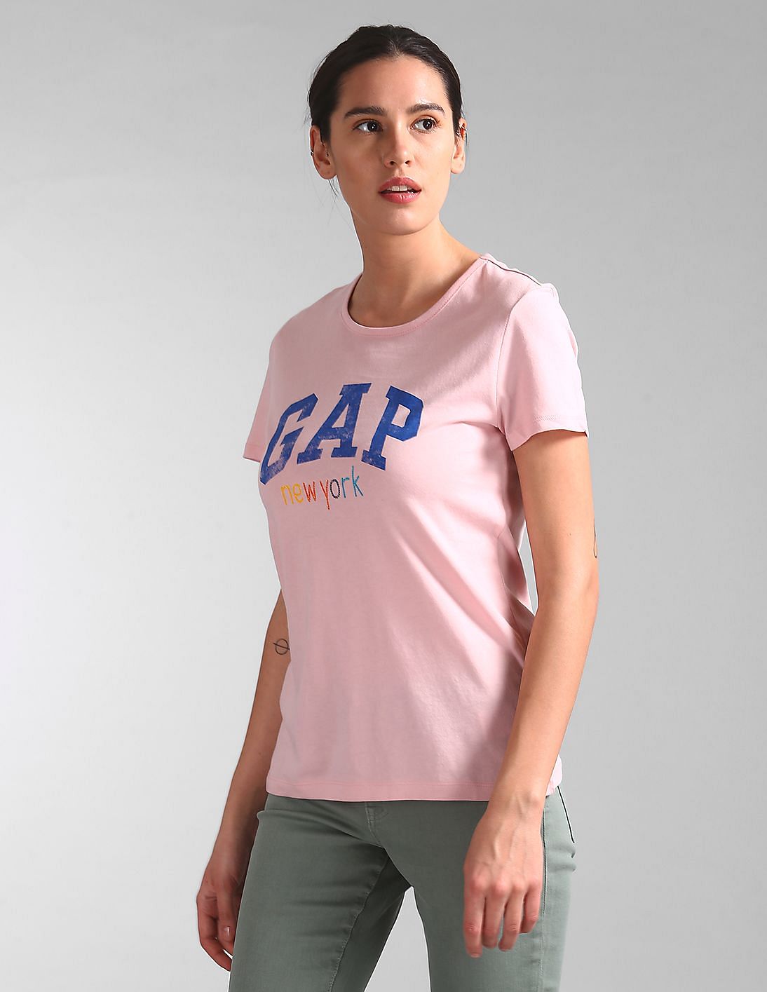 GAP, Tops, Nwt Gap Womens Pink Seamless Tshirt Size M