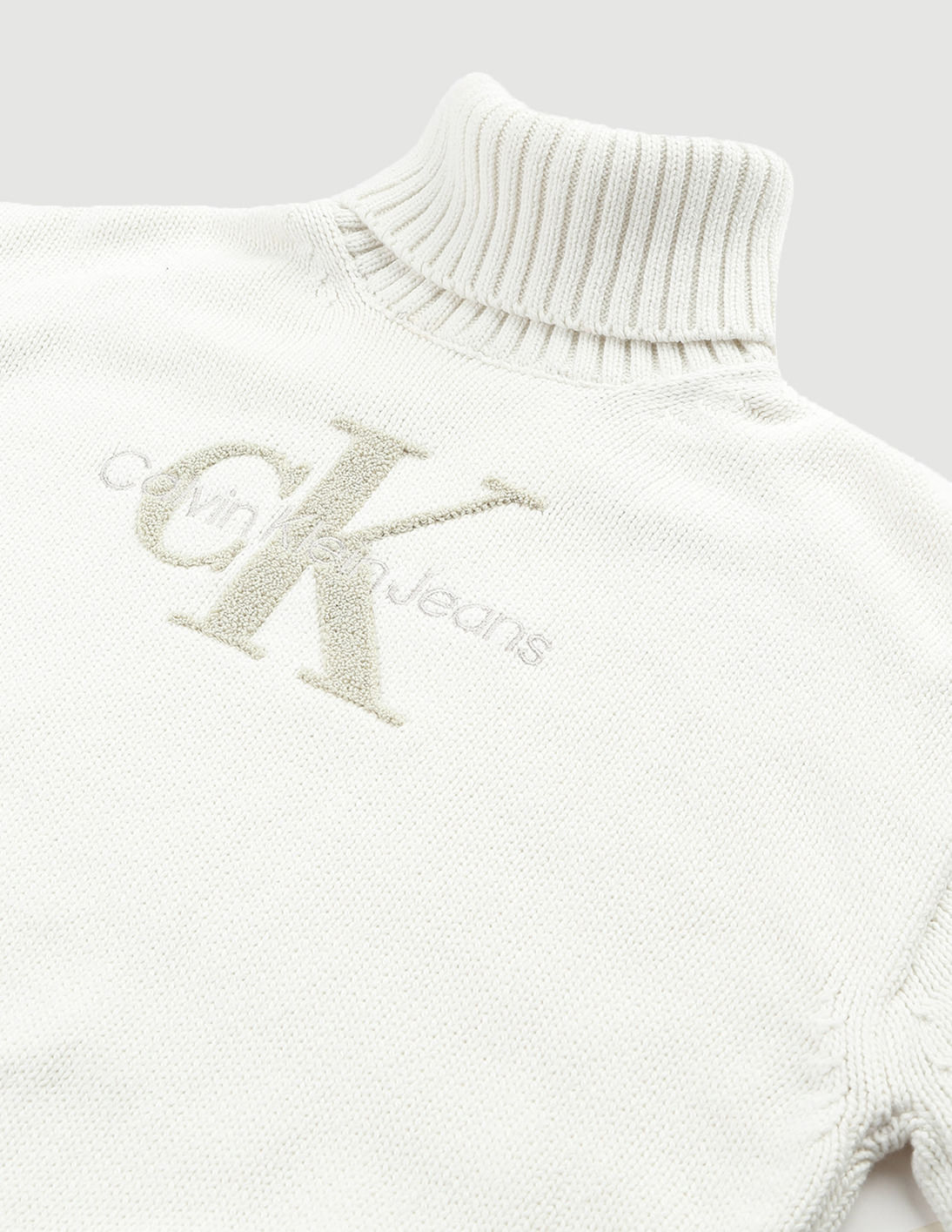 [ ]★Men's Chenille Monologo Brushed Sweatshir Sweatshirt À Capuche Homme Chenille Monologo CALVIN KLEIN