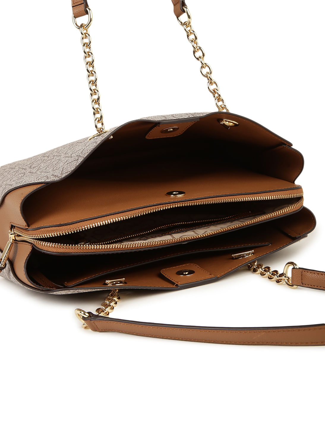 ★ ★ Women's CKJ Monogram Logo Jacquard Shoulder Monogram Logo Shoulder Bag | Calvin Klein
