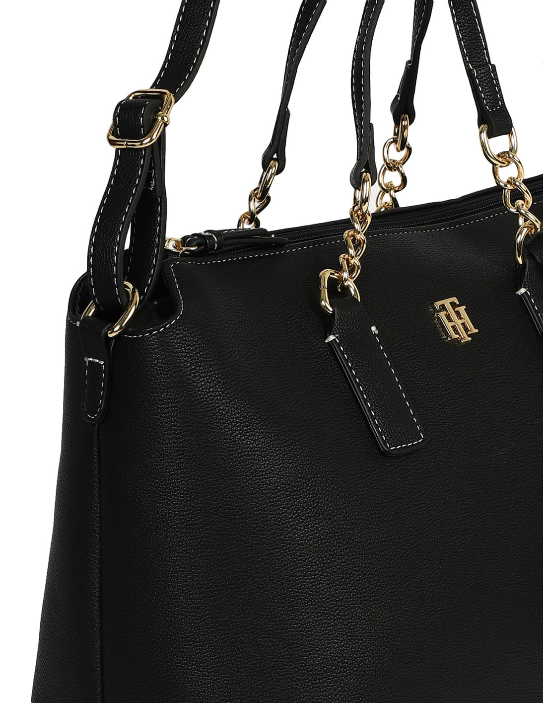 Buy Tommy Hilfiger Grain Pebble Brielle Satchel Bag