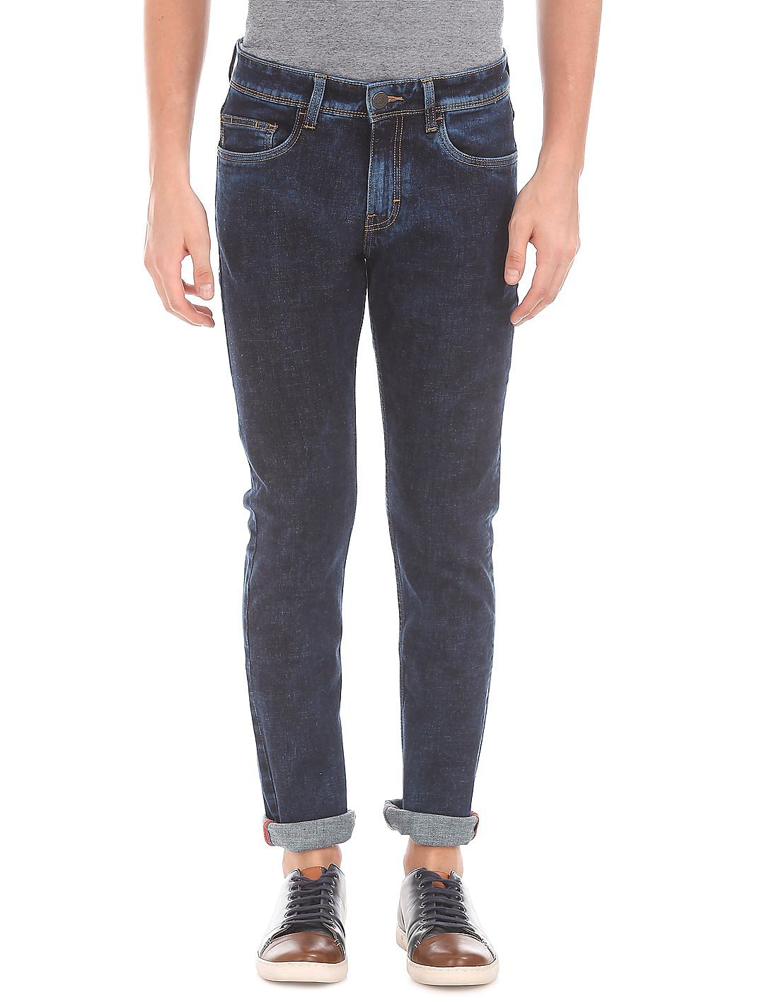 Buy Izod Men Slim Fit Dark Wash Jeans - NNNOW.com