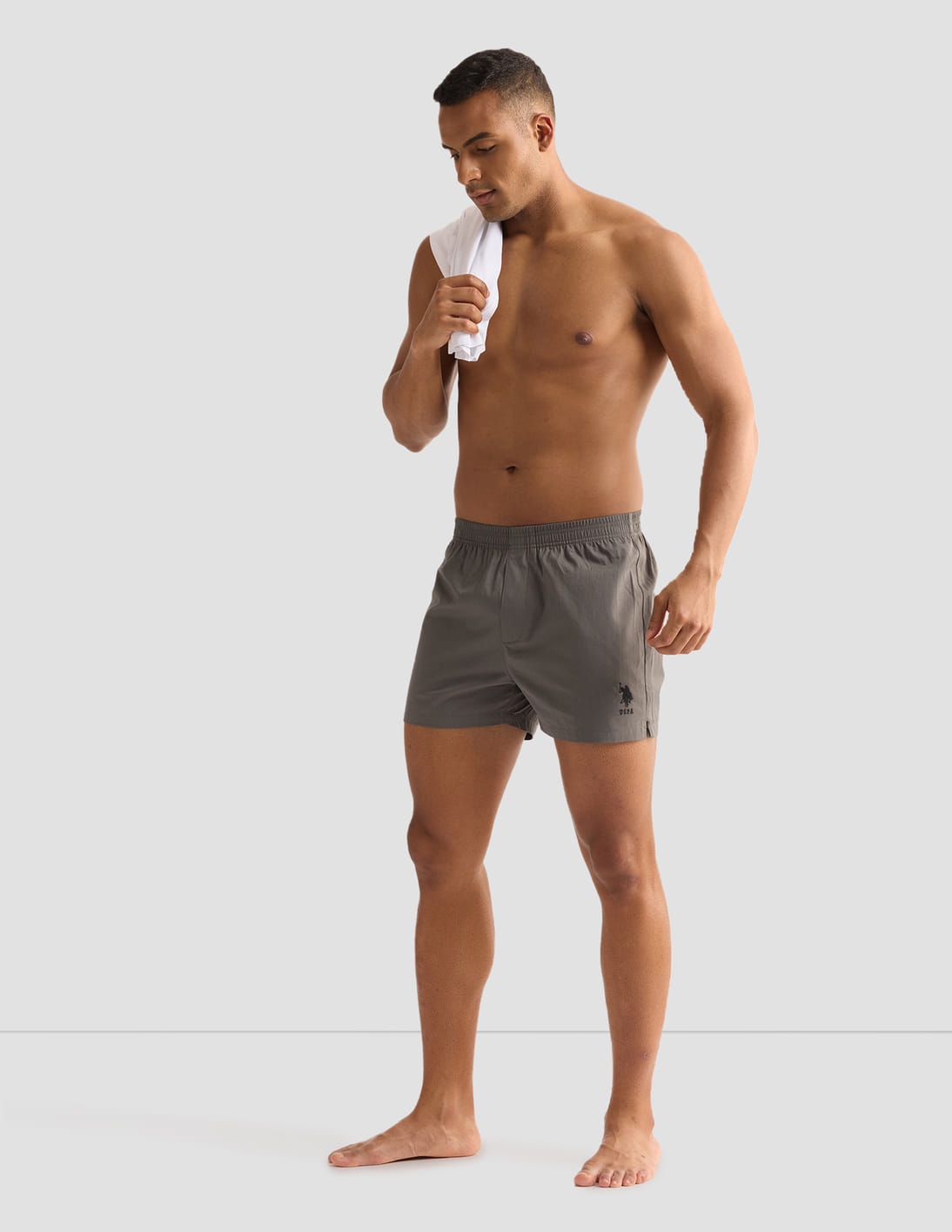 Buy USPA Innerwear Pure Cotton OEX04 Boxer Shorts - Pack Of 1