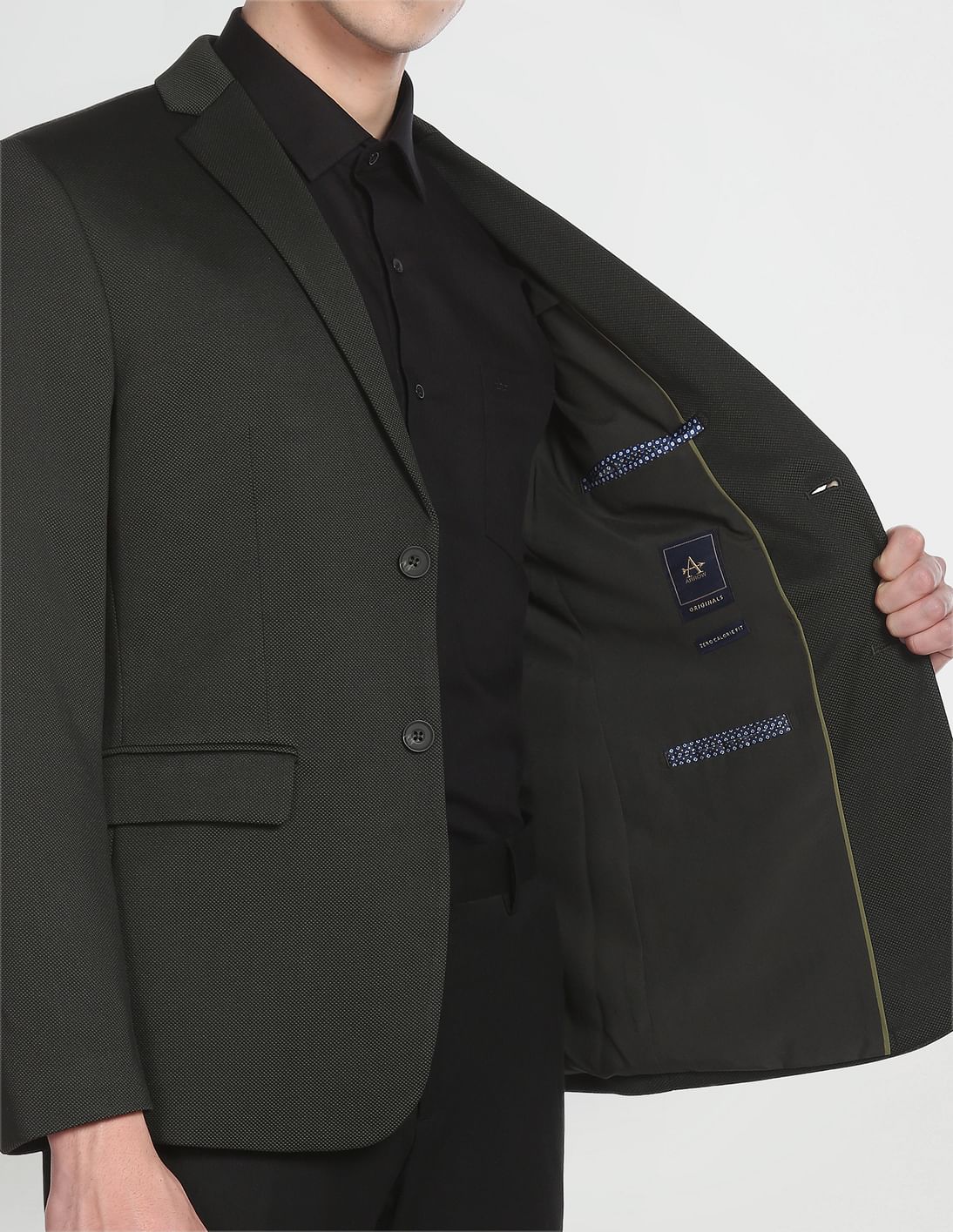 Buy Arrow Zero Calorie Slim Fit Dobby Blazer - NNNOW.com