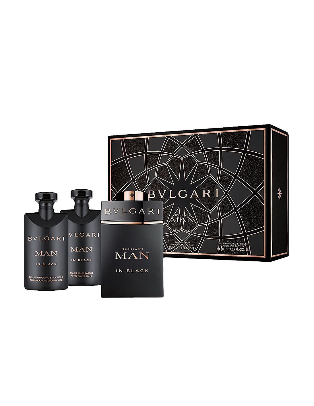 Bvlgari black hotsell gift set