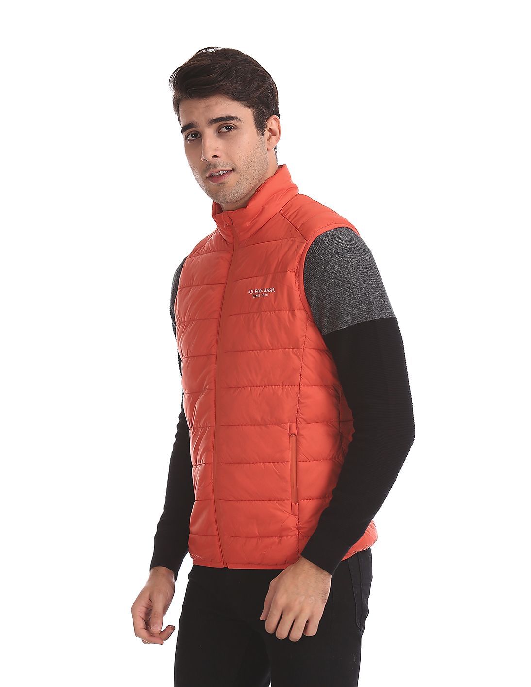 Us polo orange jacket Clearance