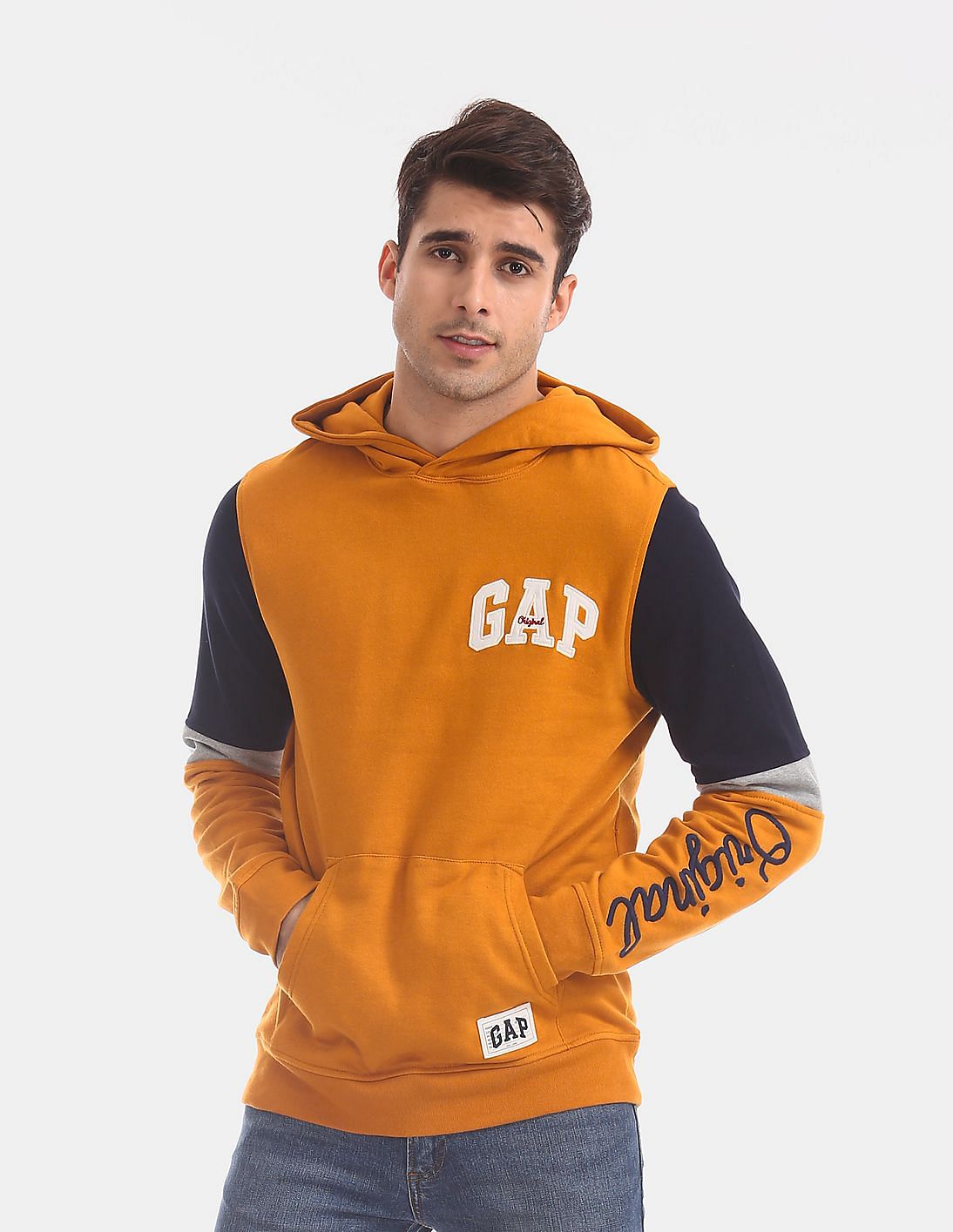 yellow hoodie gap