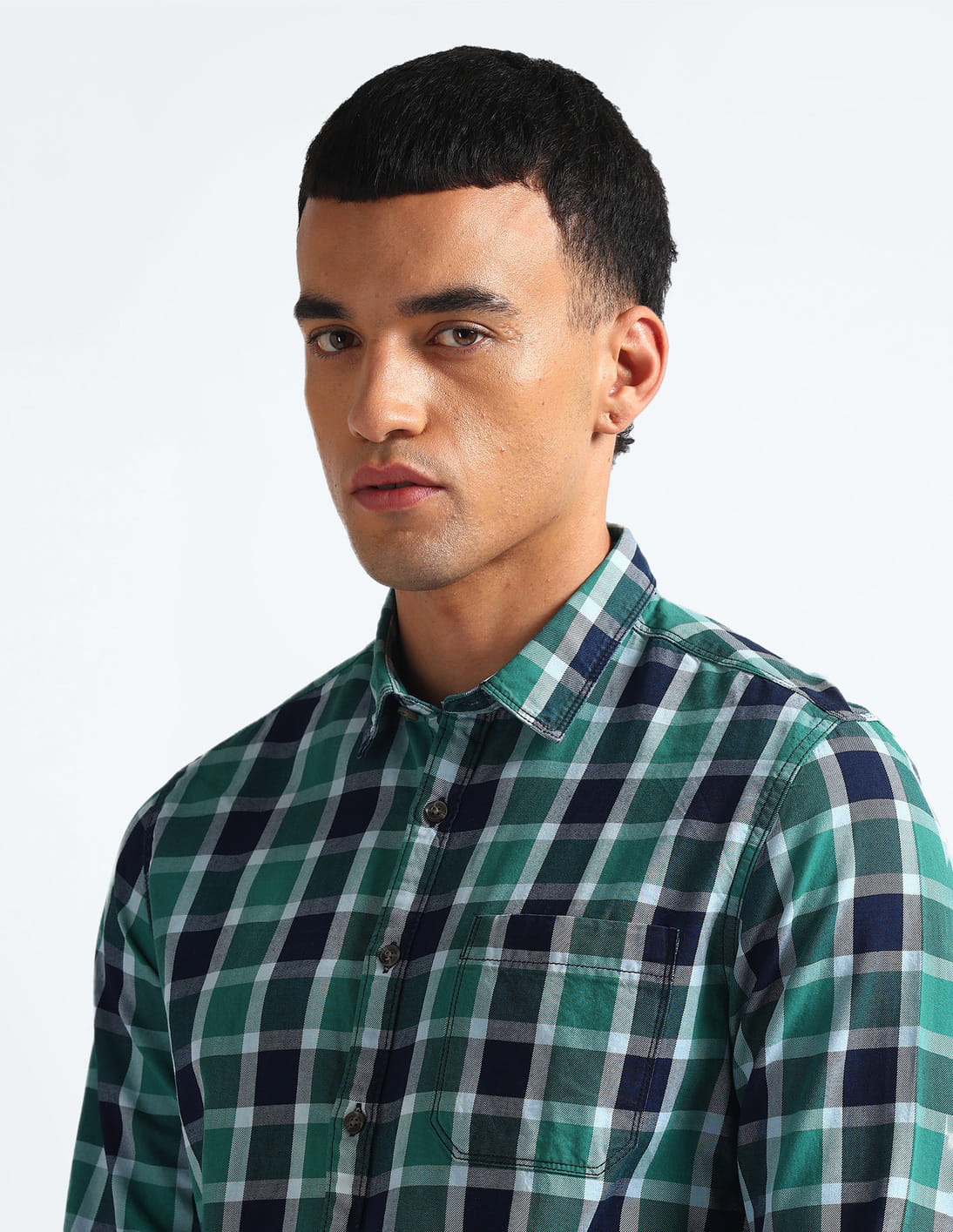 Buy Flying Machine Buffalo Check Slim Fit Shirt - NNNOW.com