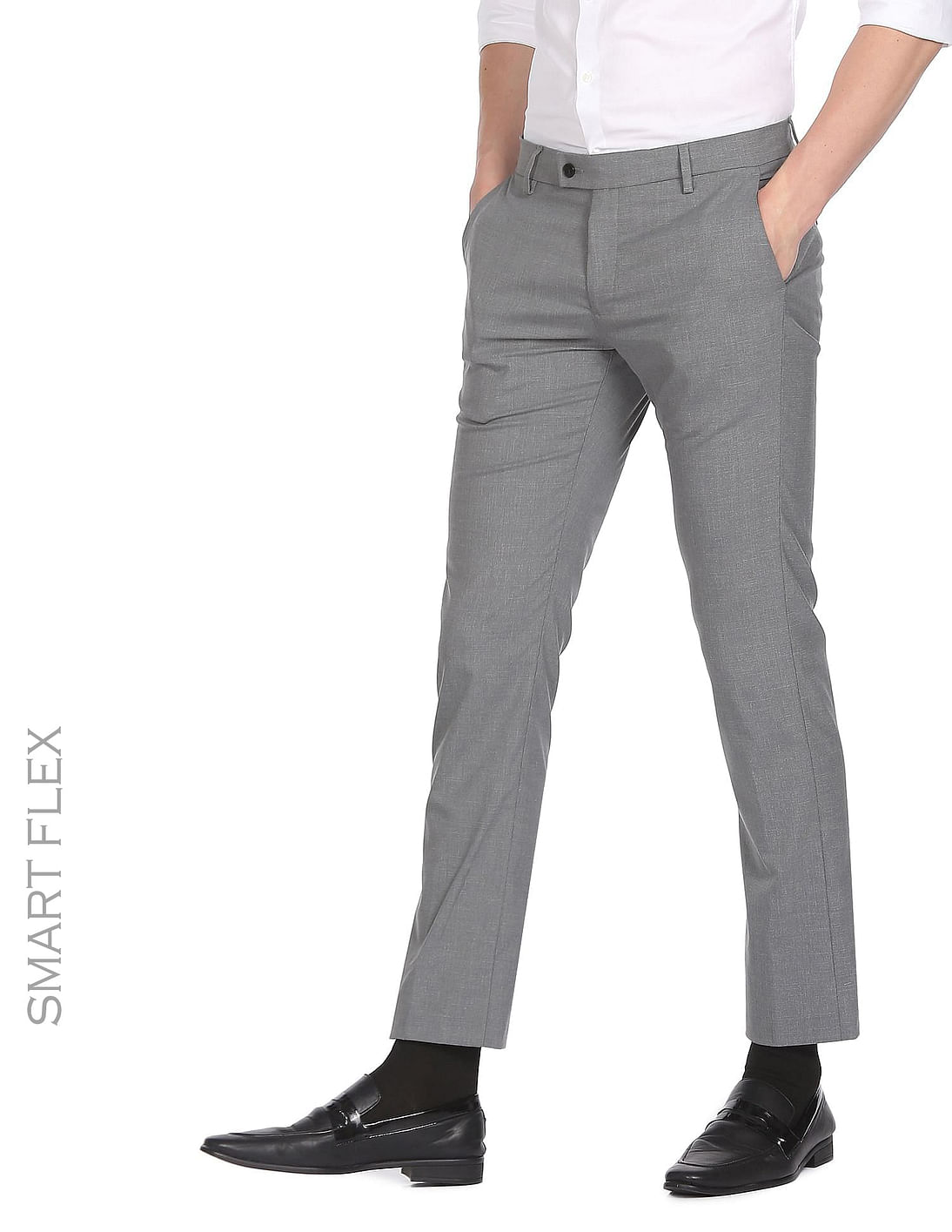 Buy Arrow Smart Flex Trousers - NNNOW.com