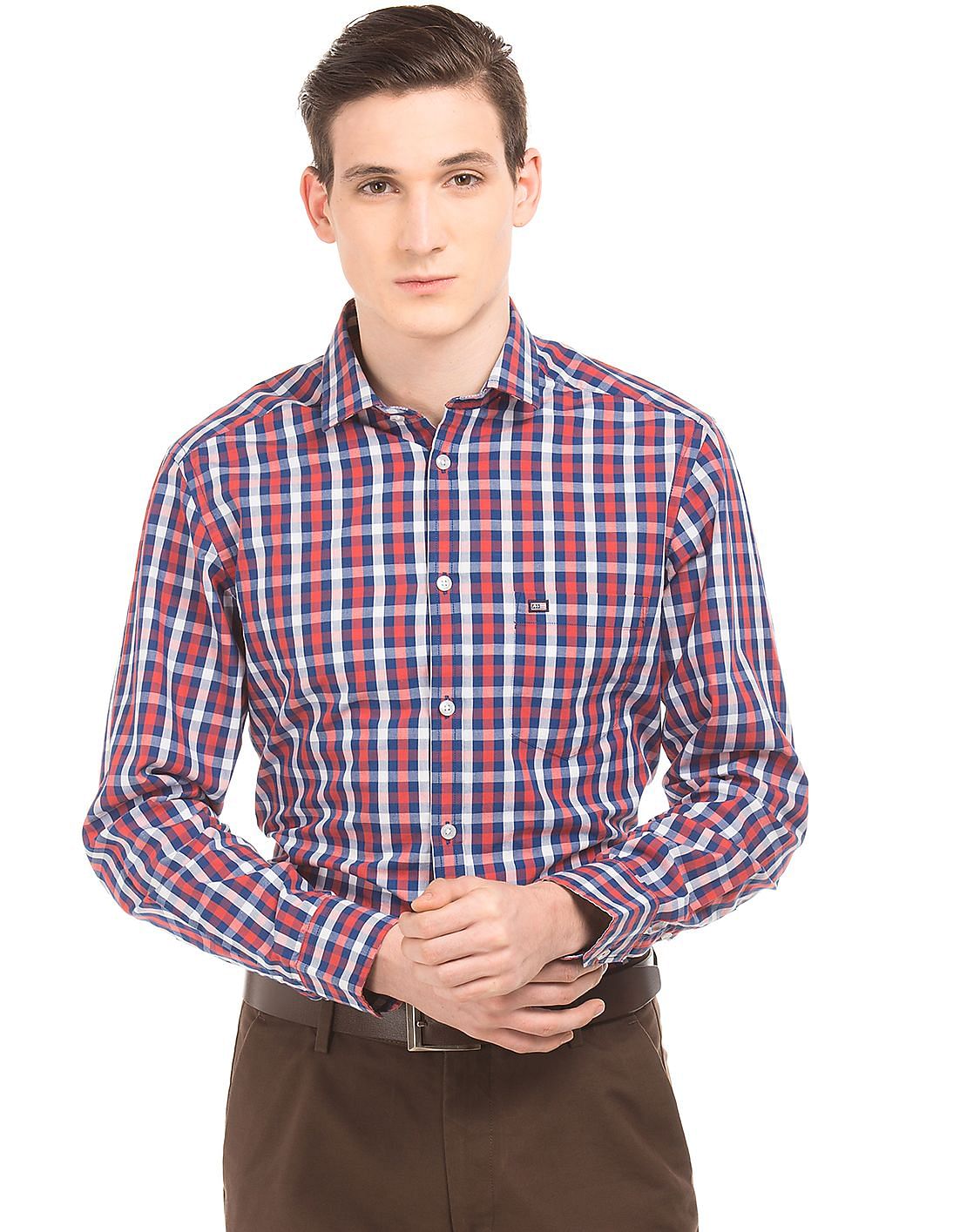 Buy Arrow Sports Slim Fit Check Shirt - NNNOW.com