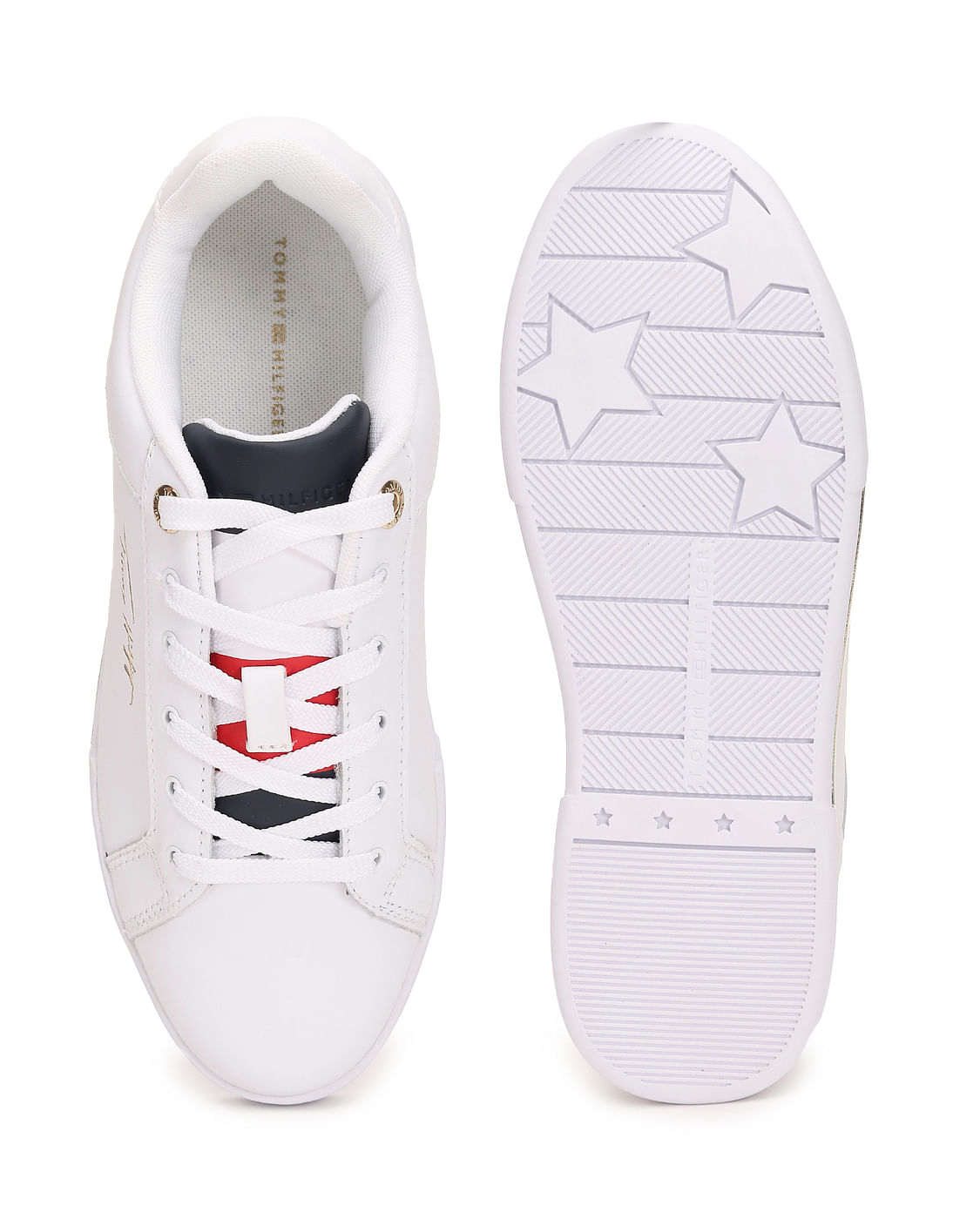Tommy Hilfiger - Baskets Femme Signature Sneaker 5015 White