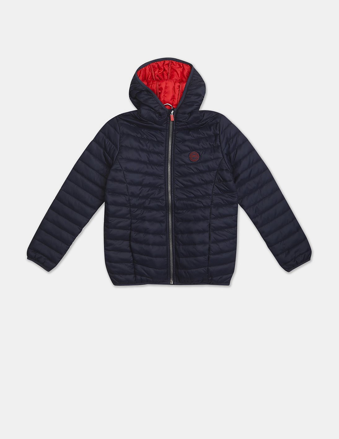 Buy U.S. Polo Assn. Kids Hooded Solid Puffer Jacket - NNNOW.com