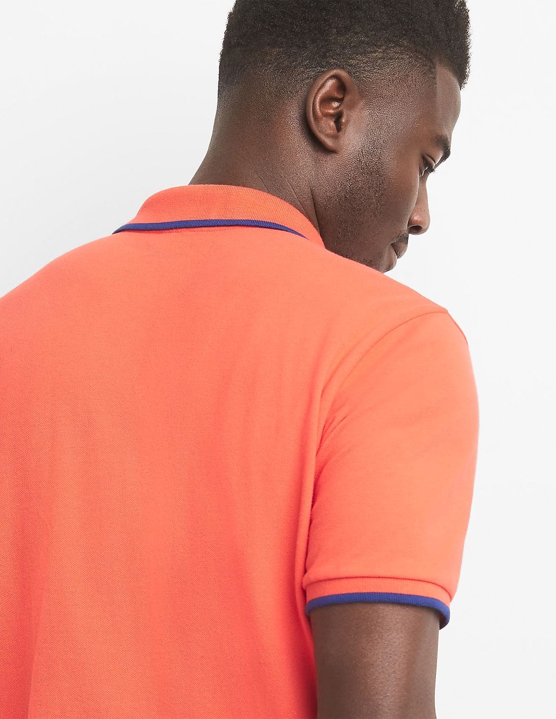 Buy GAP Men Orange Logo Sports Tape Pique Polo Shirt In Stretch Buy GAP Men Orange Logo Sports Tape Pique Polo Shirt In Stretch