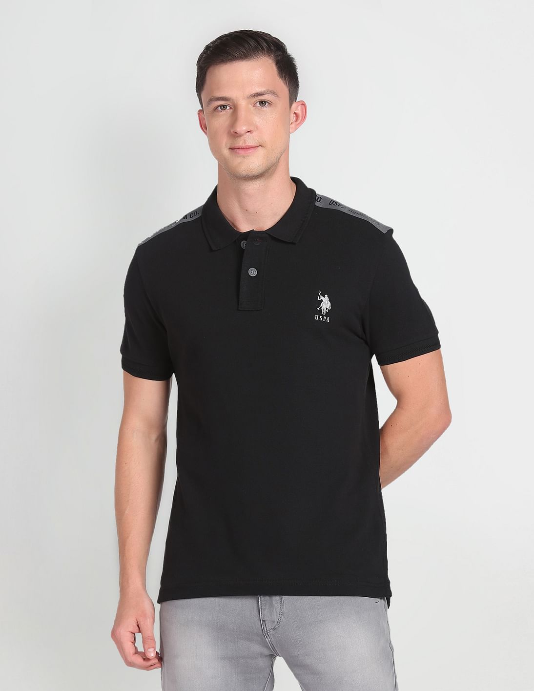 Buy U.S. Polo Assn. Denim Co. Brand Taped Pique Polo Shirt NNNOW