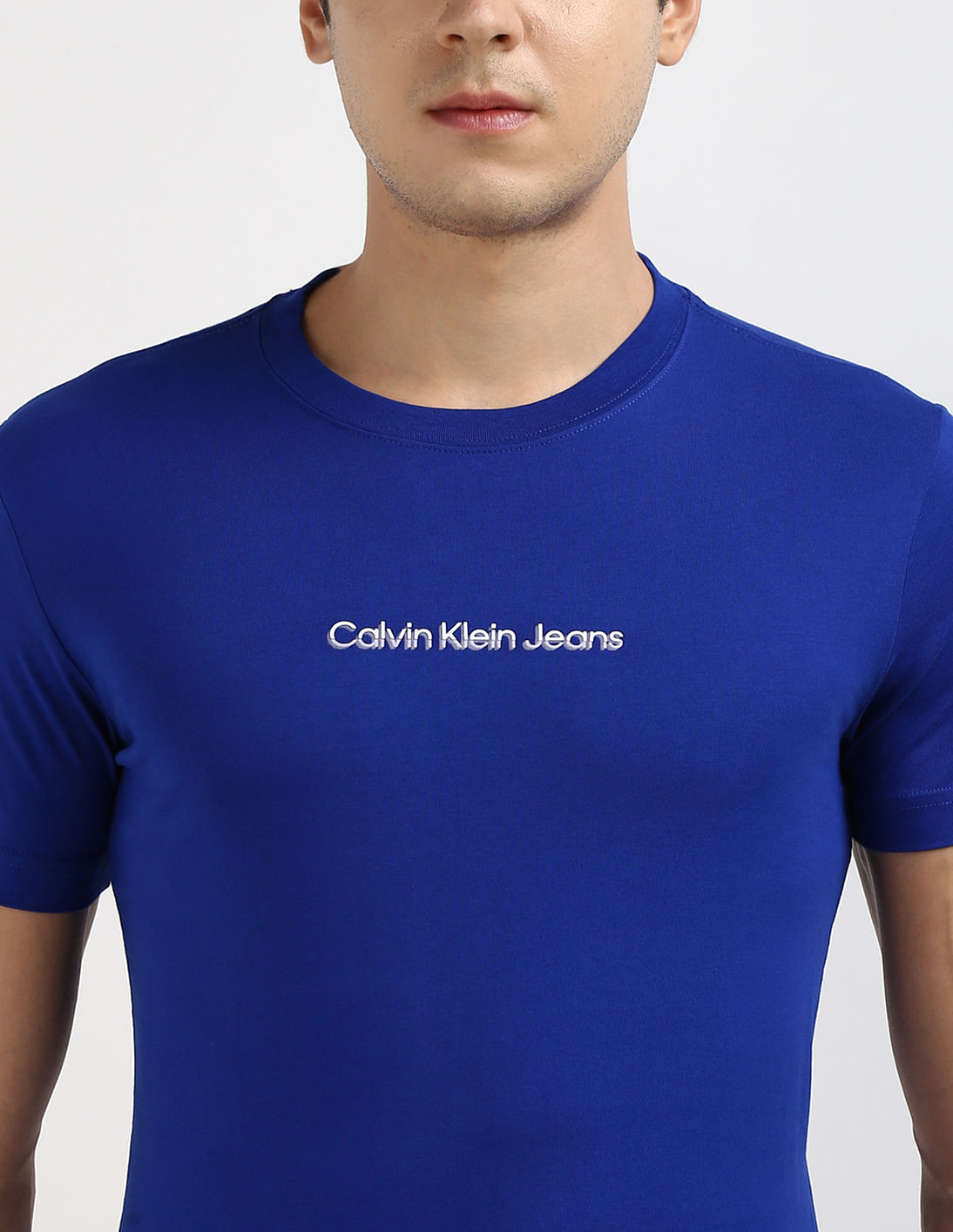 Buy Calvin Klein Sustainable Two Tone Institutional T-Shirt