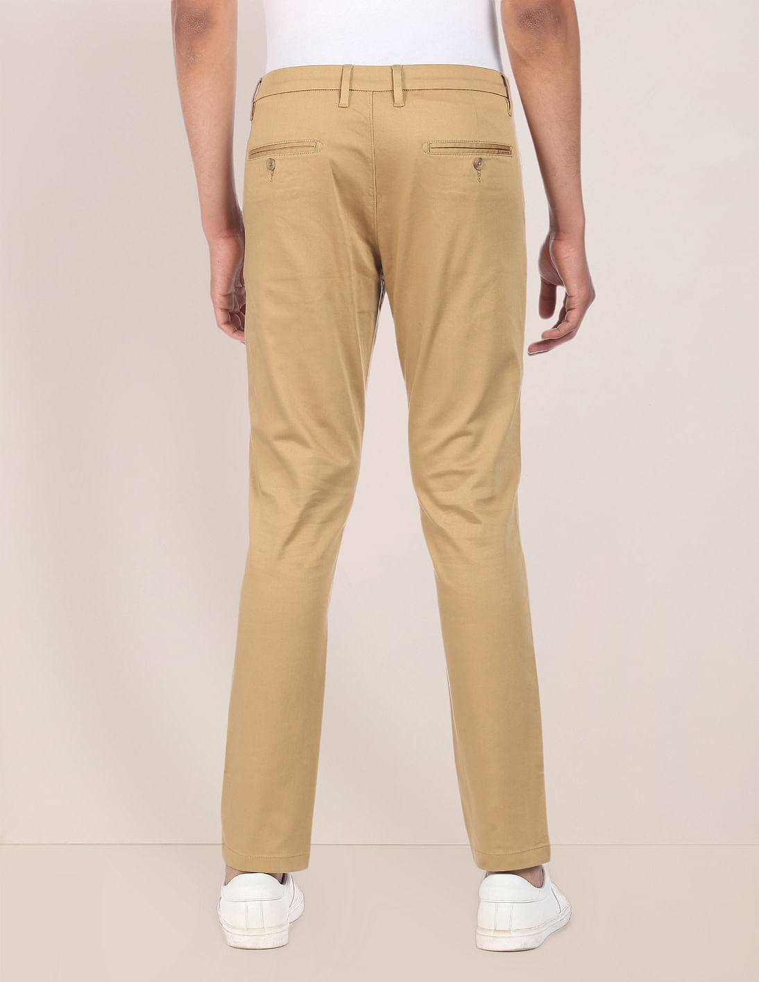 Buy U.S. Polo Assn. Mid Rise Solid Trousers - NNNOW.com