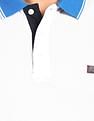 AD by Arvind Cotton Colour Block Polo Shirt