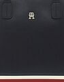 Tommy Hilfiger Striped Blue Pu Tote Bag
