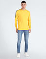 Flying Machine Crew Neck Brand Tape Sweatshirt