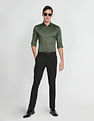Arrow Newyork Solid Satin Shirt