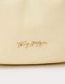 Tommy Hilfiger Solid Yellow Pu Bucket Bag