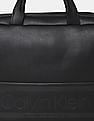Calvin Klein Men Black Striped Logo Laptop Bag
