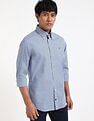 Tommy Hilfiger Checks Regular-Fit Poplin Woven Shirt