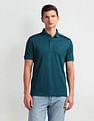 Arrow Pique Knit Solid Polo Shirt