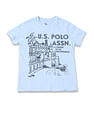 U.S. Polo Assn. Kids Boys Brand Printed Regular Fit T-Shirt