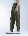 Flying Machine Twill Relaxed Fit Joggers