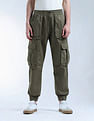 Flying Machine Twill Relaxed Fit Joggers