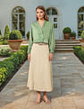 U.S. Polo Assn. Women Double-Breated Satin Shirt