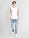 Flying Machine Stone Wash Slim Tapered Fit Jeans