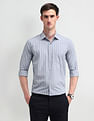 Arrow Vertical Striped Slim Fit Shirt