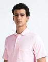 Flying Machine Cotton Solid Polo Shirt