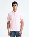 Flying Machine Cotton Solid Polo Shirt
