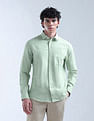 Flying Machine Solid Regular Fit Shirt